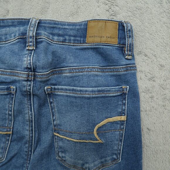 American Eagle Jeans Women's Size 2/25 Long Blue High-Rise Jegging 30.5" Inseam - Picture 15 of 16